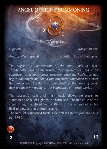 Confrontation miracle card of angel-of-light-summonnig.md