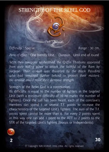 Confrontation miracle card of strength-of-the-rebel-god.md