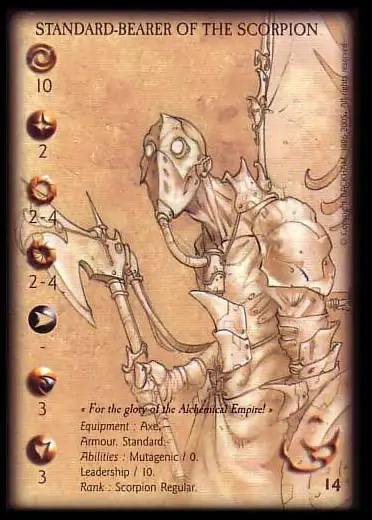 Standard-Bearer of the Scorpion' - 1/1 profile card