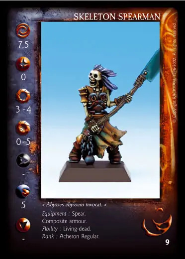 Skeleton Spearman' - 1/1 profile card