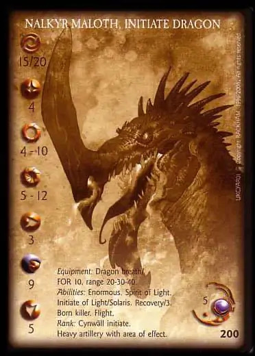 Nalkyr Maloth, initiate dragon' - 1/1 profile card