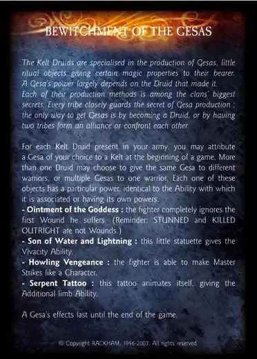 Kelt Druid (2)' - 3/3 profile card