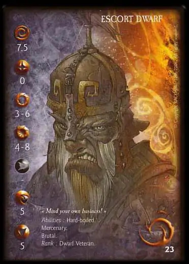 Escort Dwarf' - 1/1 profile card