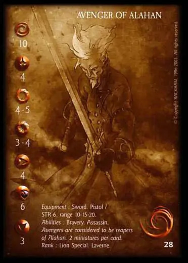 Avenger of Alahan' - 1/1 profile card