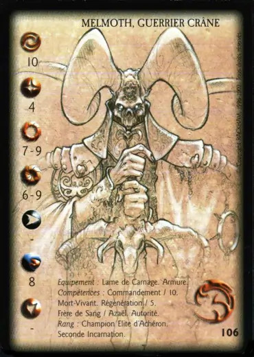 Melmoth, Crane warrior, 2nd' - 1/1 profile card