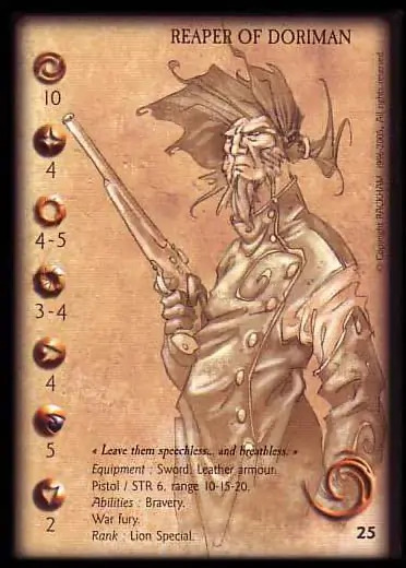 Reaper of Doriman' - 1/1 profile card