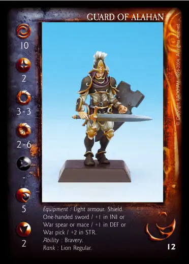 Guard of Alahan/Sword' - 1/1 profile card