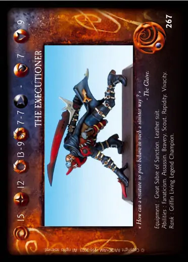 The Executioner' - 1/1 profile card
