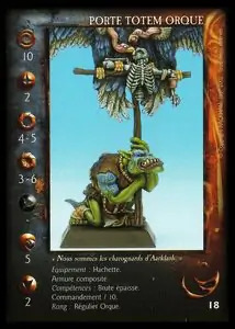 Orc Totem-Bearer' - 1/1 profile card