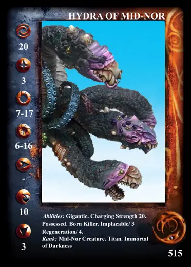Hydra of Mid-Nor' - 1/6 profile card