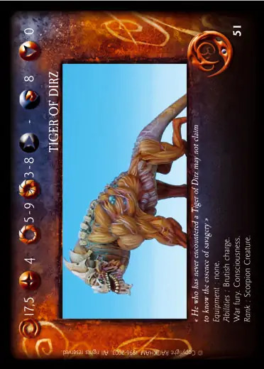 Tiger of Dirz (1)' - 1/1 profile card