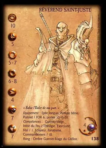 Reverend Saint-Juste' - 1/1 profile card