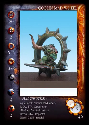 Goblin Mad Wheel' - 1/1 profile card