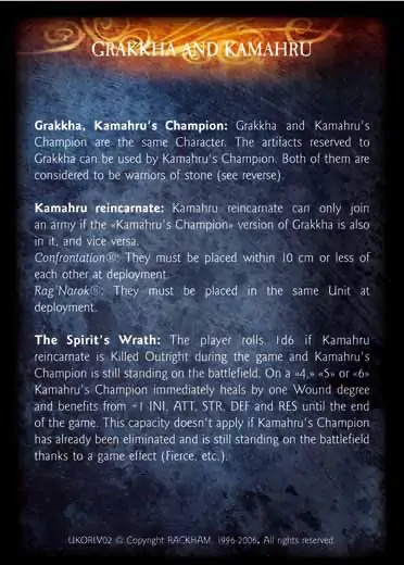 Kamahru's champion' - 1/1 profile card