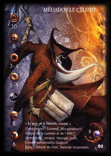 Meliador, the celestial, 2nd' - 1/1 profile card