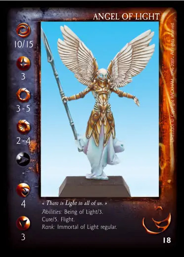 Angel of Light' - 1/1 profile card