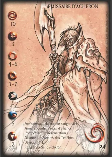 Emissary of Acheron' - 1/1 profile card