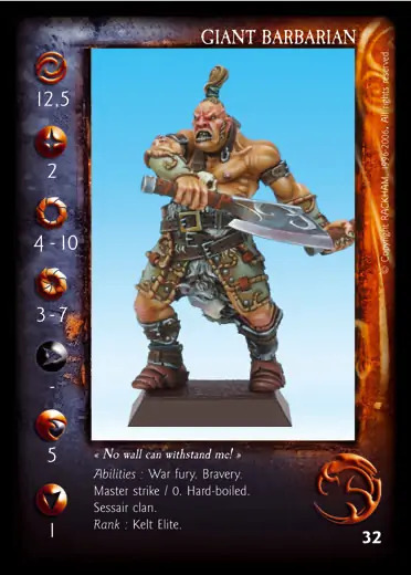 Giant Barbarian (2)' - 1/1 profile card