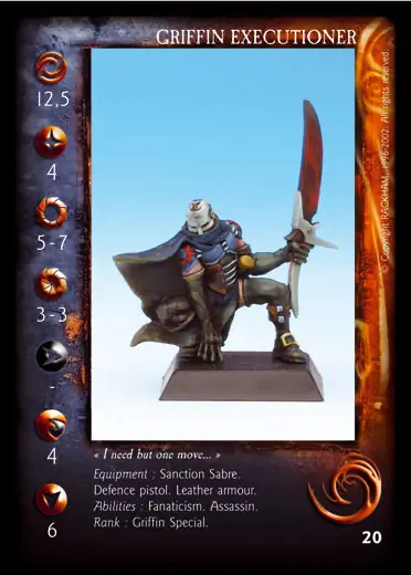 Griffin Executioner' - 1/1 profile card