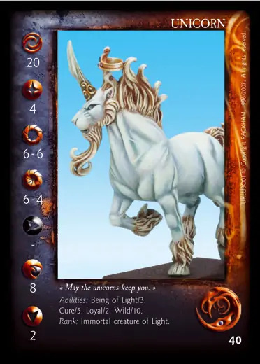 Unicorn' - 1/2 profile card
