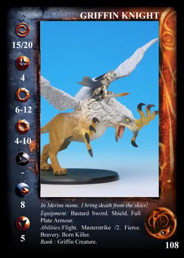 Griffin Knight' - 1/2 profile card