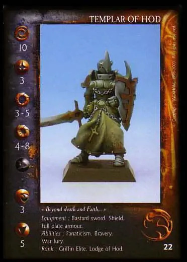 Templar of Hod' - 1/1 profile card