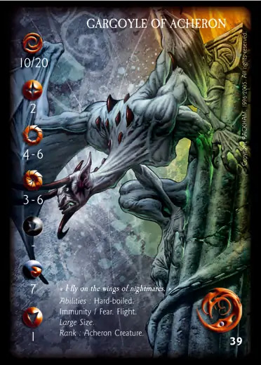Gargoyle of Acheron' - 1/1 profile card
