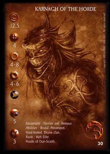 Karnagh of the Horde' - 1/1 profile card