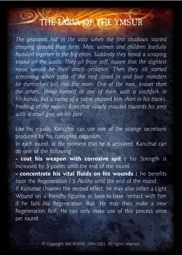 Kanizhar the cannibal' - 2/2 profile card