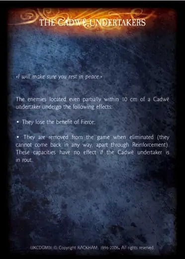 Cadwë Undertaker (1)' - 2/2 profile card