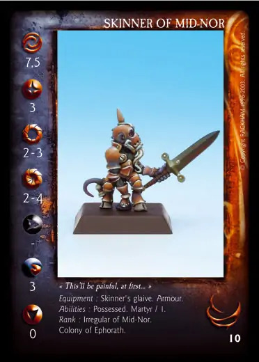 Skinner of Mid-Nor' - 1/2 profile card