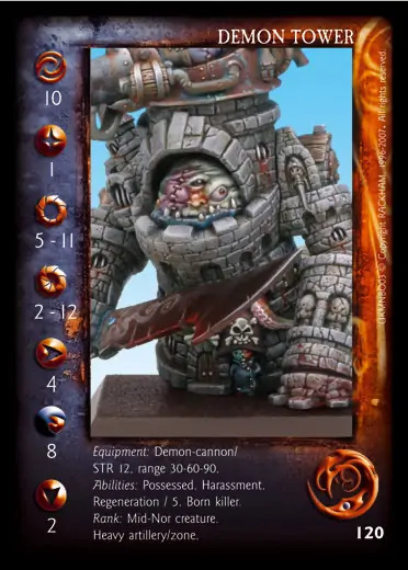 Demon Tower' - 1/1 profile card