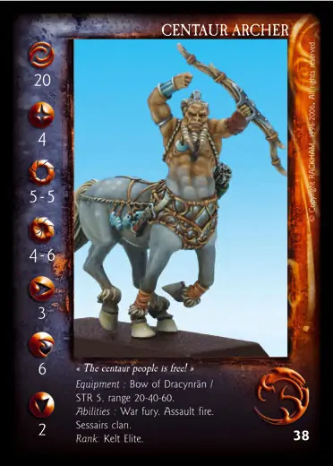 Centaur Archer' - 1/1 profile card