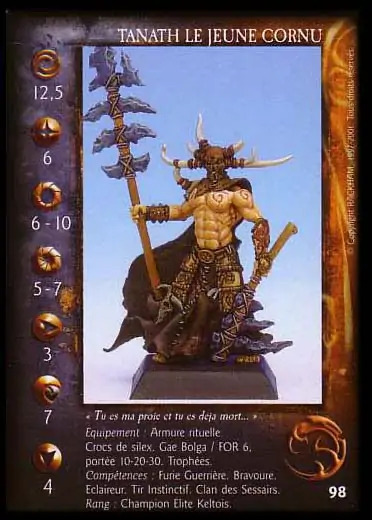 Tanath the young horned-one' - 1/1 profile card