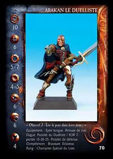 Arakan the duelist' - 1/1 profile card